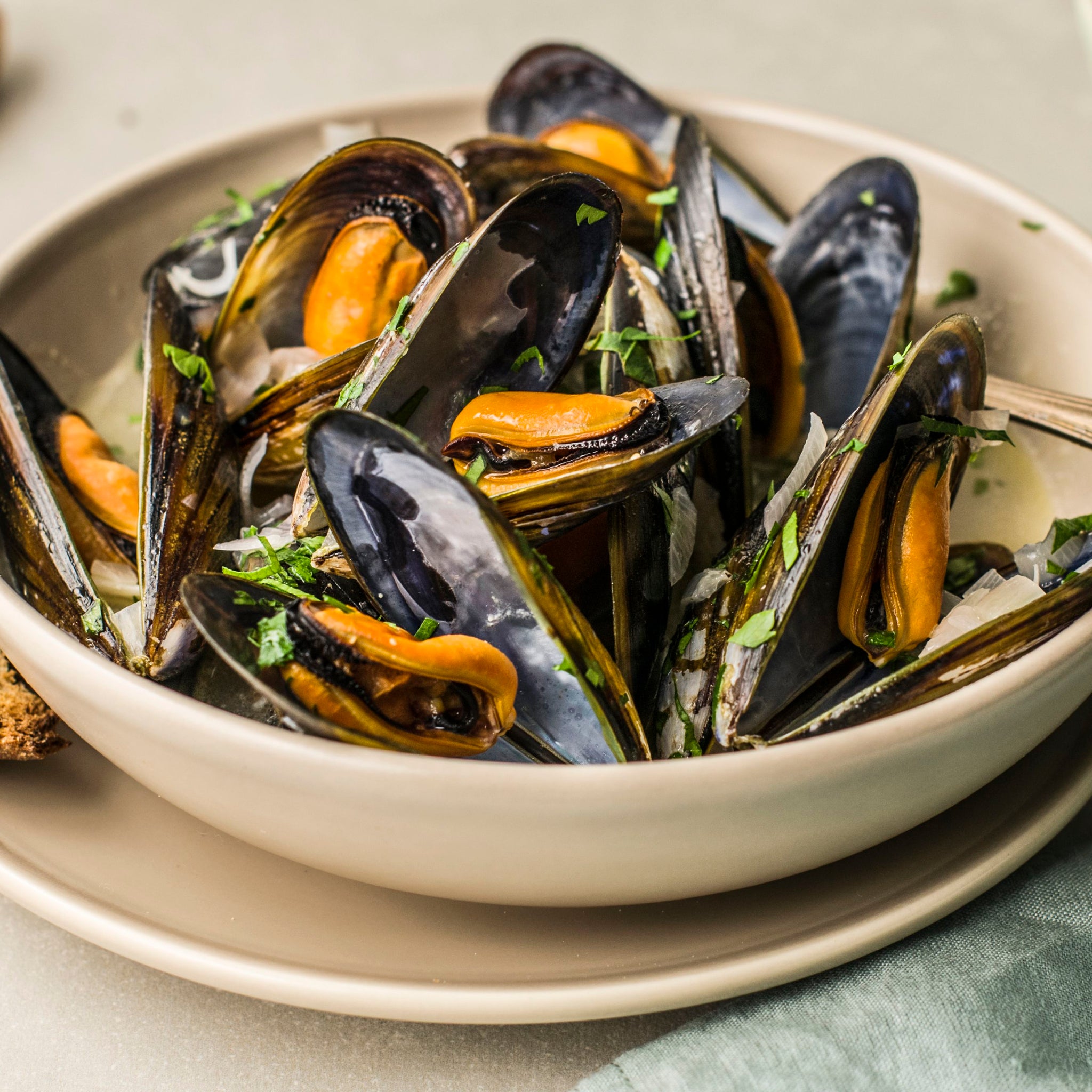 White Wine Mussels